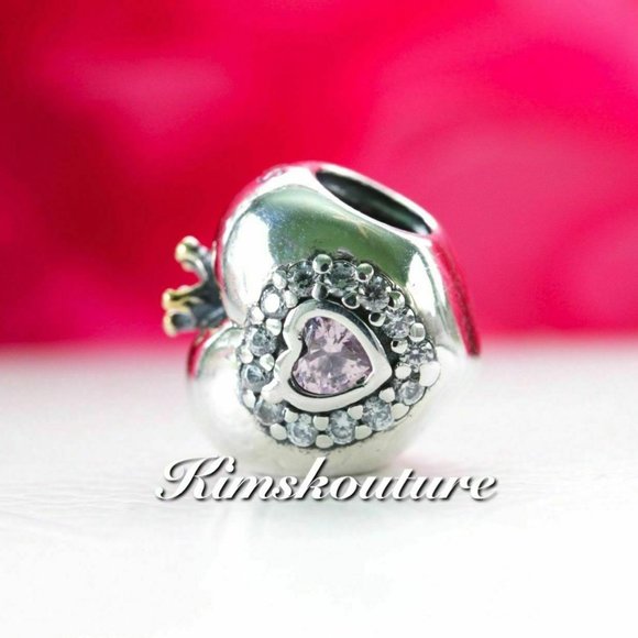Pandora Pink Princess Heart Charm 791375PCZ - Picture 1 of 3